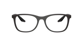 Das Bild zeigt die Prada Linea Rossa Fassung PS05PV 18K1O1 von vorne.